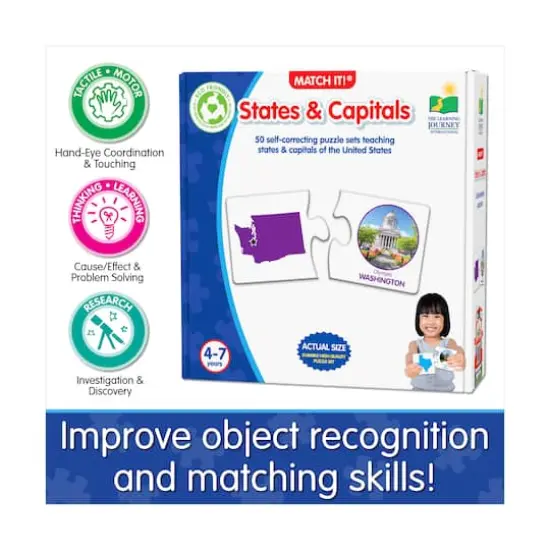 Match It! - States & Capitals {8}
