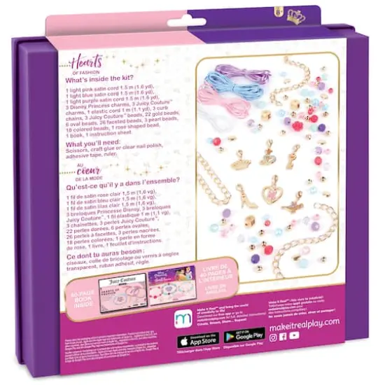 Make It Real Disney Princess x Juicy Couture Hearts of Fashion Bracelet Kit {6}