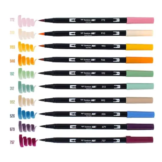 Tombow Cottage Dual Brush Art Pens {7}