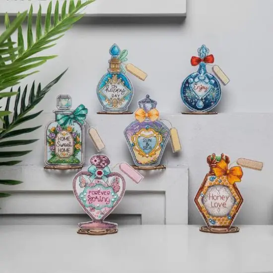 Crystal Art Plastic Canvas Counted Cross Stitch Kit Scent Of Life {4}