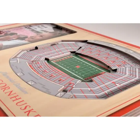 College Football 3D StadiumViews Picture Frame Nebraska Cornhuskers {5}