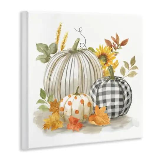 Stupell Industries Patterned Pumpkins Autumn Harvest Wall Plaque Art {4}