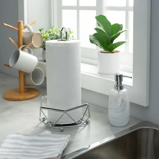 Kitchen Details 19" Geode Paper Towel Holder Chrome {4}