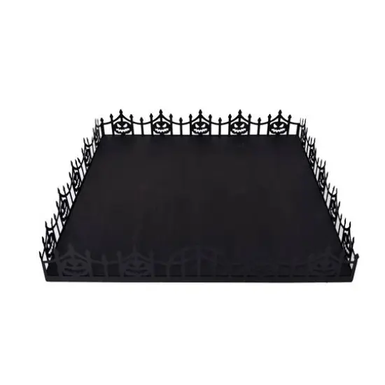 12" x 12" Black Square Decorative Tray by Ashland&reg; {3}