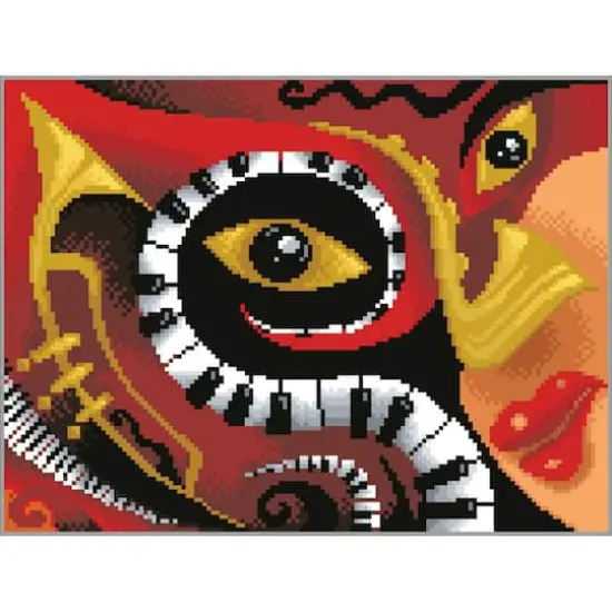 Diamond Dotz&reg; Intermediate Jazz Bar Diamond Painting Kit {3}