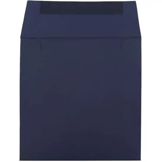 JAM Paper 6" Square Colored Invitation Envelopes, 25ct. Navy Blue {4}