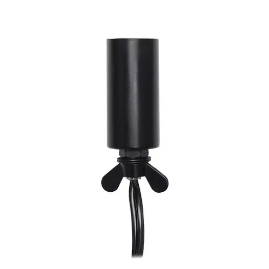 Lalia Home 8" Medium Metal Crystal Round Orb Table Lamp Restoration Bronze {8}