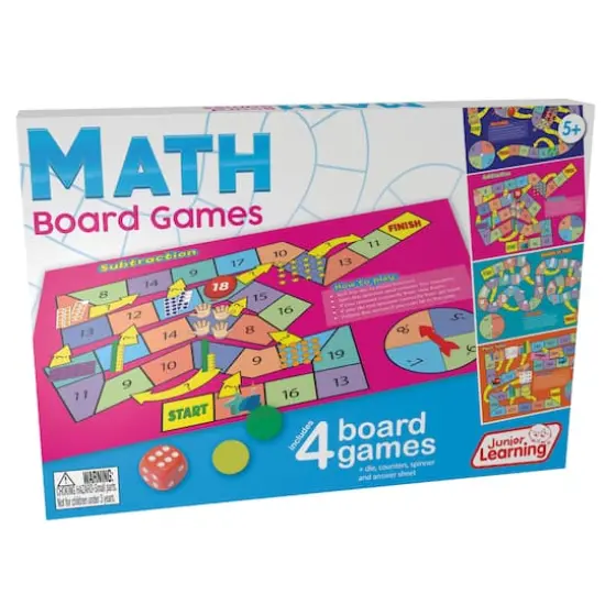 Junior Learning&reg; Math Board Games {1}