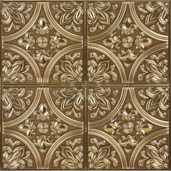 InHome Chelsea Bronze Peel & Stick Tin Tiles {1}