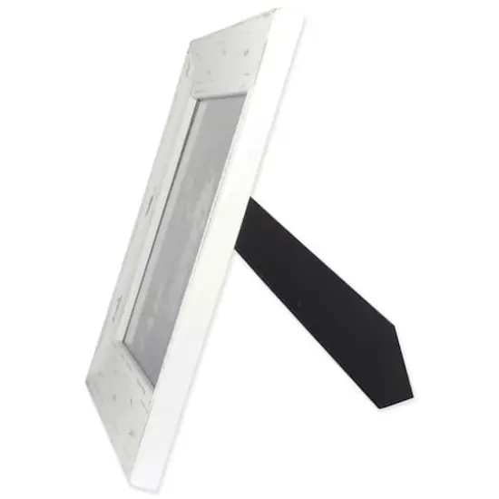 DII&reg; White Distressed 8" x 10" Picture Frame {3}