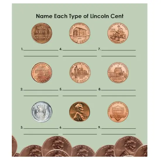 Lincoln Penny Bankers Bag Beginner Coin Set {4}