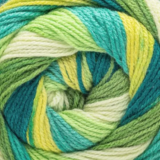 Caron&reg; Cinnamon Swirl Cakes&trade; Yarn Green Flash {4}