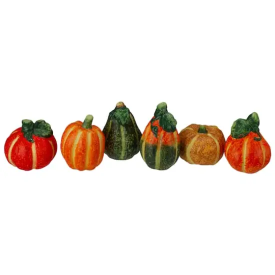 Fall Harvest Ceramic Pumpkins Decoration Set {1}