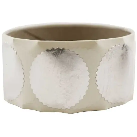 JAM Paper Silver Serrated Edge Circle Label Wafer Seals {1}