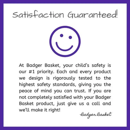 Badger Basket 3 Bin Hamper/Storage Unit Natural/Ecru {8}