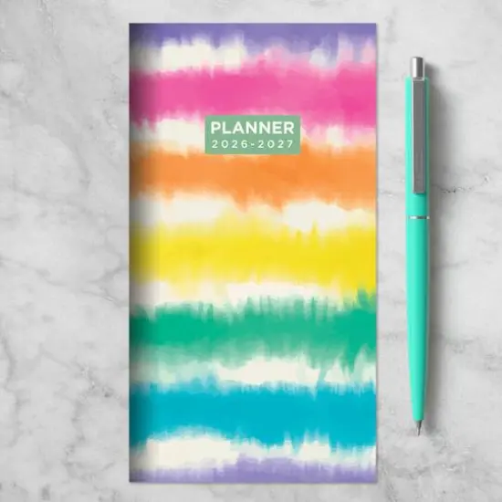 2026-2027 Tie Dye Small Monthly Pocket Planner {7}