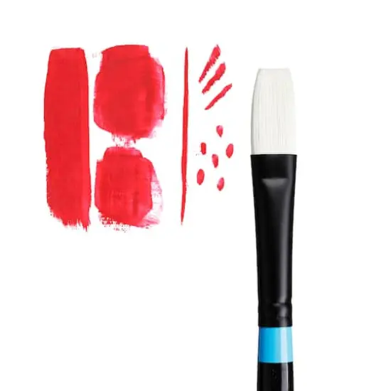 Princeton&trade; Aspen&trade; Synthetic Long Handle Flat Brush {4}