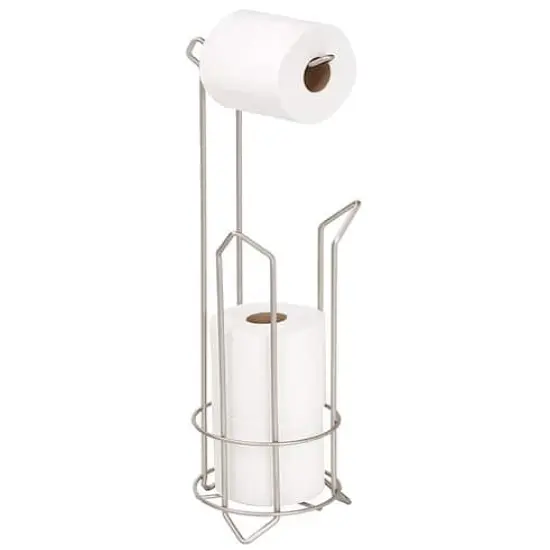 Bath Bliss Toilet Paper Holder & Reserve Satin {1}