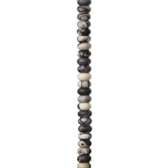 Black Network Rondelle Beads by Bead Landing&trade;, 6mm {1}