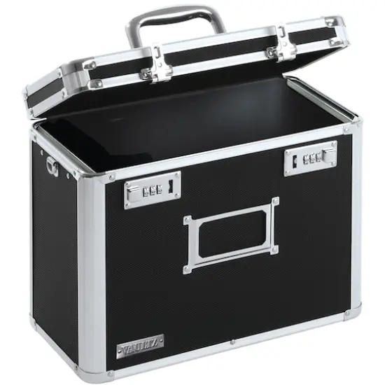 Vaultz Black Personal File Tote {3}