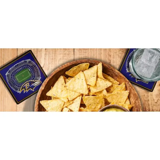3D StadiumView Coasters Baltimore Ravens {4}