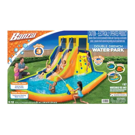 Banzai&reg; 15ft. Double Drench Water Park&trade; {4}