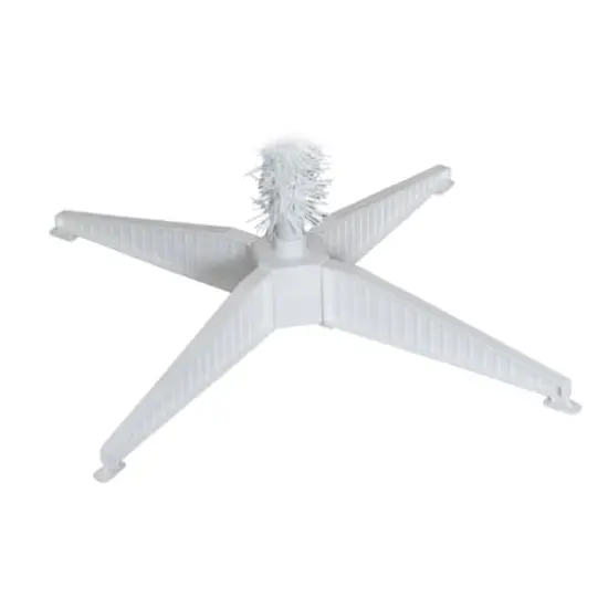 7ft. Unlit White Carson Artificial Pine Christmas Tree {7}