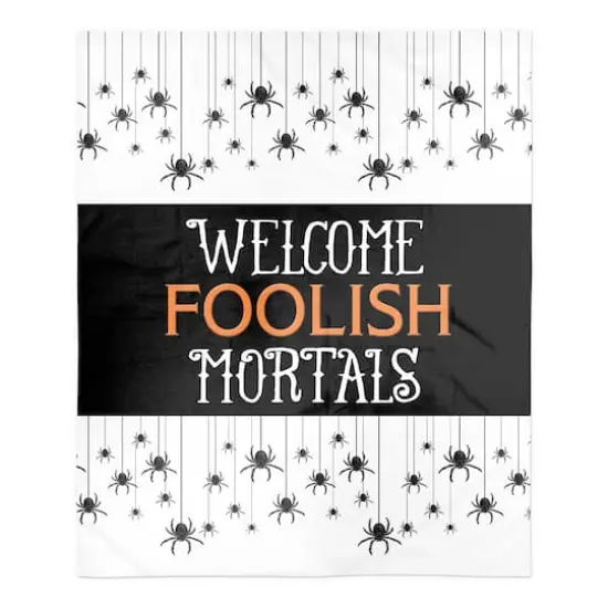 Foolish Mortals Fleece Throw {1}