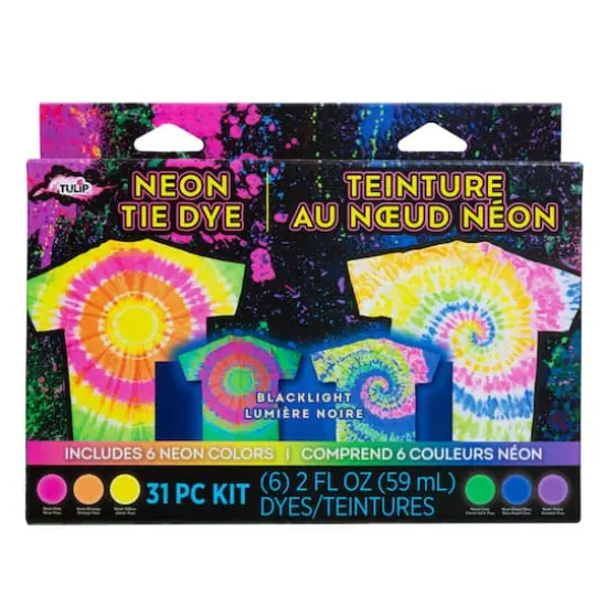 Tulip&reg; 6 Color Neon Tie Dye Kit {1}