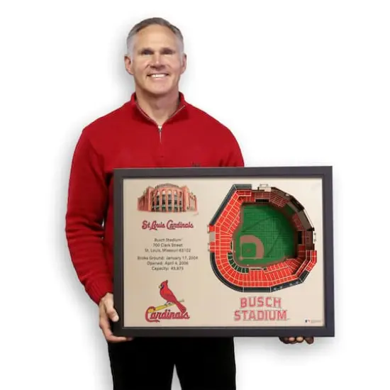 MLB 25-Layer StadiumView Wall Art StLouis Cardinals {6}