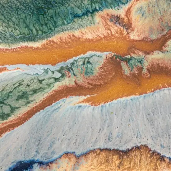 Hello Honey&reg; 11.5" Multicolor Organic Spectrum Stoneware Footed Bowl {11}