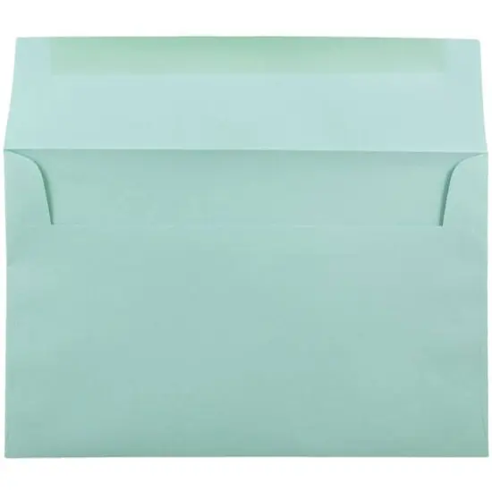 JAM Paper A10 Aqua Blue Invitation Envelopes {3}