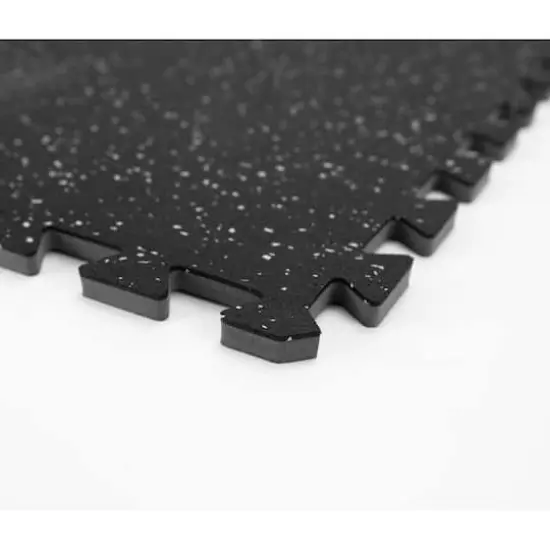 FloorPops Basalt Rubber Interlocking Tiles {4}