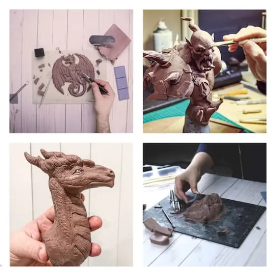 Monster Clay&reg; 1lb. Medium Brown Elastic Clay {5}