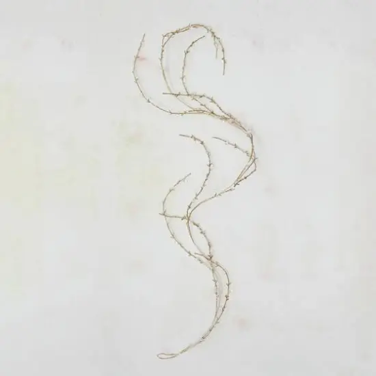 Hello Honey® 6ft. Gold Finish Faux Twig Garland with Acrylic Jewels & Glitter {3}