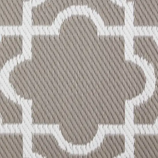 DII&reg; Lattice Outdoor Floor Runner, 3ft. x 6ft. Stone {7}