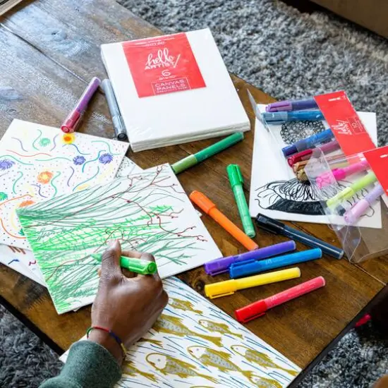 Hello, Artist!&trade; 10-Color Metallic Paint Markers Set {11}