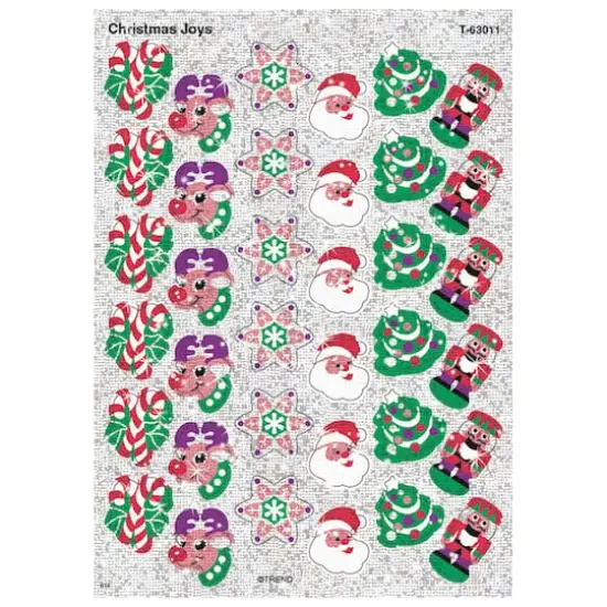 Trend Enterprises&reg; Christmas Joys Sparkle STICKERS&reg;, 12 Packs of 72 {1}