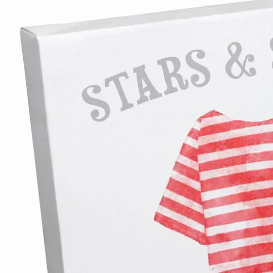 Stars & Stripes Outfit Canvas Wall Art {4}
