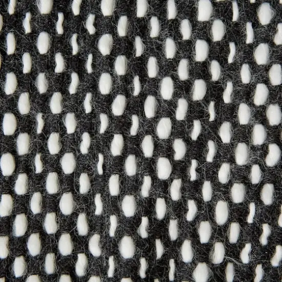 DII&reg; Black & White Textured Acrylic Throw {3}