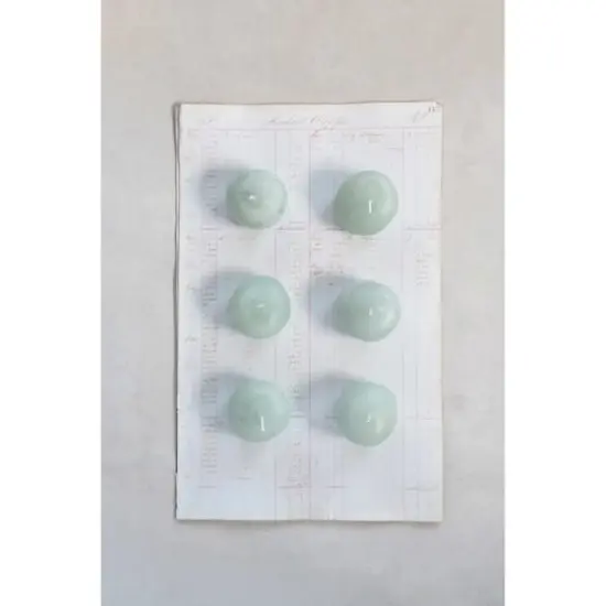 Hello Honey&reg; Unscented Stone Shaped Votive Candles, 6ct. Blue {5}