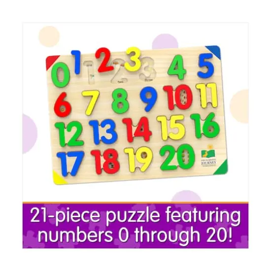Lift & Learn Puzzle - 123: 21 Pcs {5}