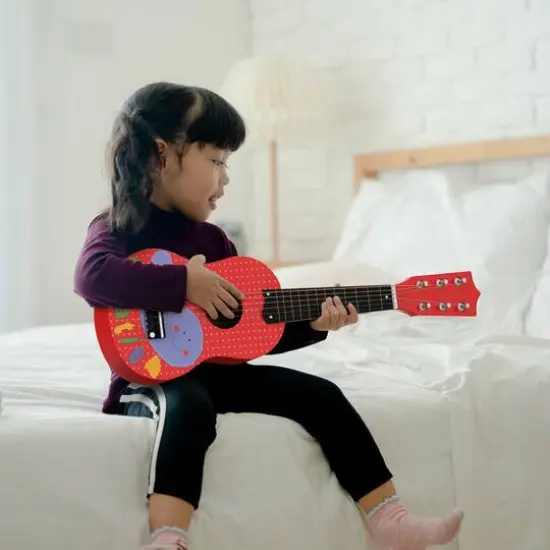 Toy Time Kid's Toy Acoustic Guitar {6}