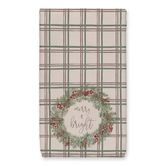 Merry & Bright Plaid Tea Towel Set {3}