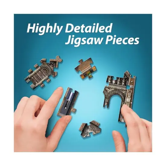 The Lord of the Rings - Golden Hall - Edoras 3D Puzzle: 445 Pcs {12}