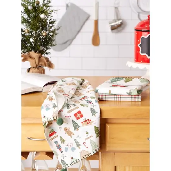 DII&reg; Kitchen & Tabletop Jolly Tree Collection Dishtowel Set {10}