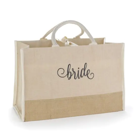 Hortense B. Hewitt Co.Bride Natural Jute Tote Bag {1}