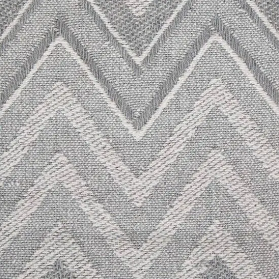 DII&reg; Zig-Zag Chevron Throw Gray {5}