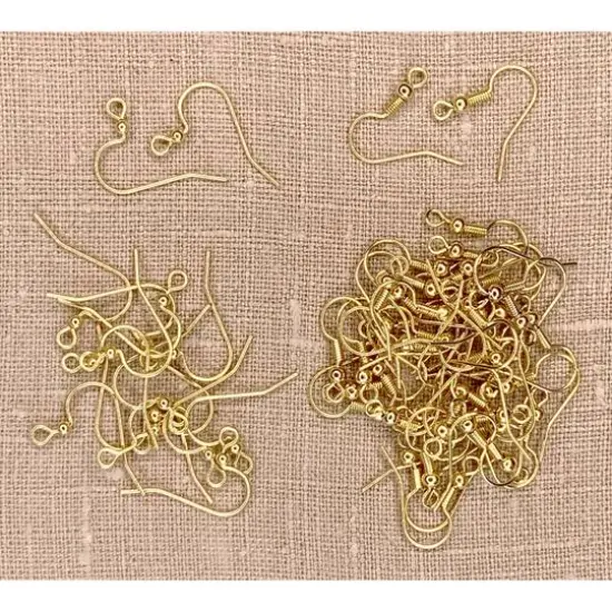 Jewelry Made By Me Gold Fish Hook Earwires, 56ct. {3}