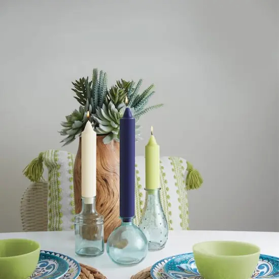 Root Candles 5" Unscented Smooth Collenette Taper Candles, 8ct. Willow {6}